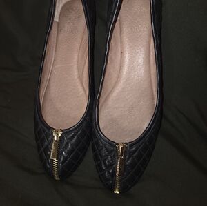 Vince Camuto Women's Quilted Leather Ballet Flats Size 10m